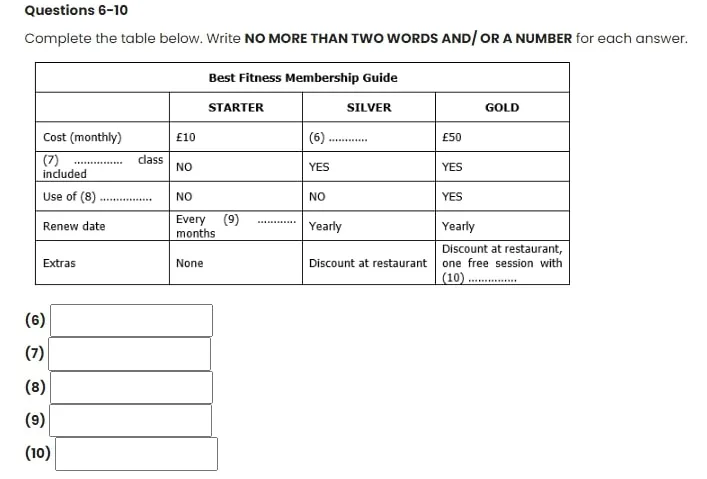 Bài tập IELTS và đáp án mẫu đề thi IELTS Listening (update liên tục 2020)