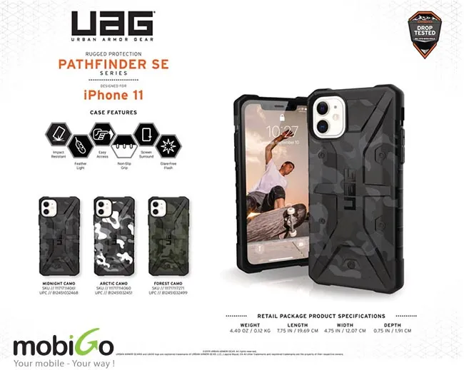 Ốp lưng UAG Pathfinder SE Camo iPhone 11