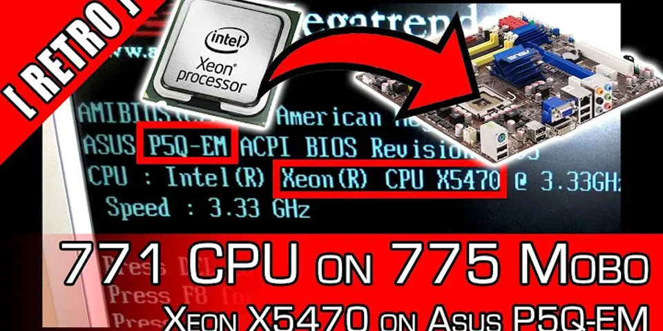 771 CPU list