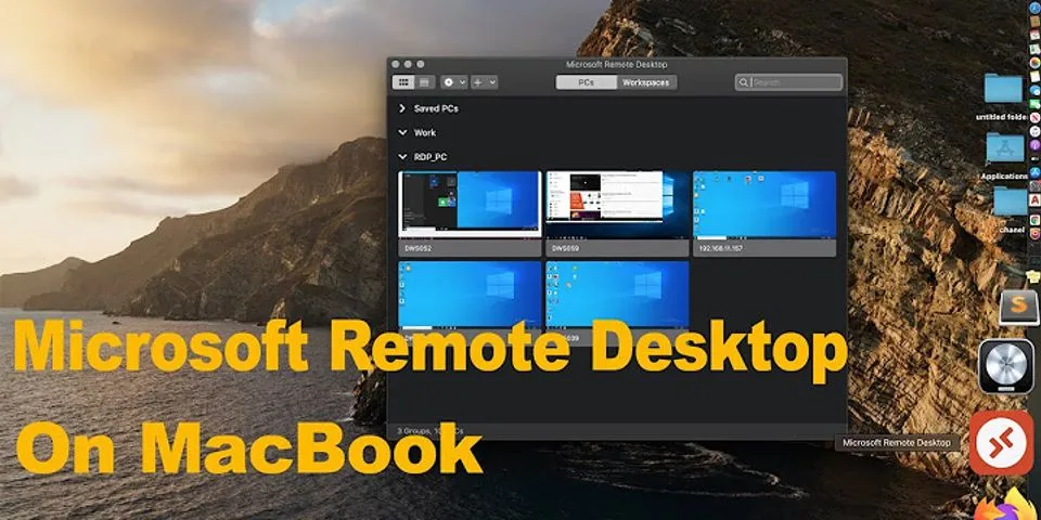 Apple remote desktop Windows