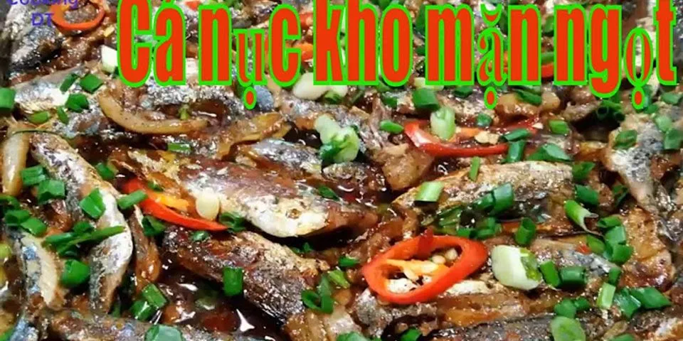 Cá nục 1 nắng rim mặn ngọt