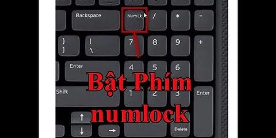 Cách bật NumLock trên Macbook Air