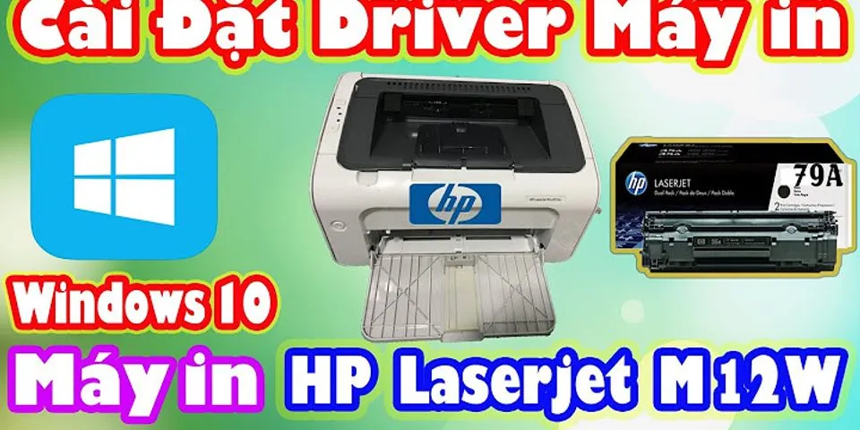 Cách cài máy in HP LaserJet Pro M15a