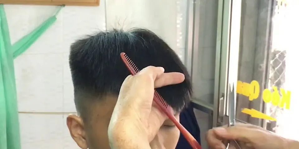 Cách cắt tóc mái ngố nam