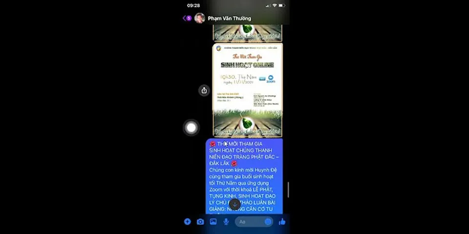 Cách chia sẻ clip từ Messenger sang Zalo