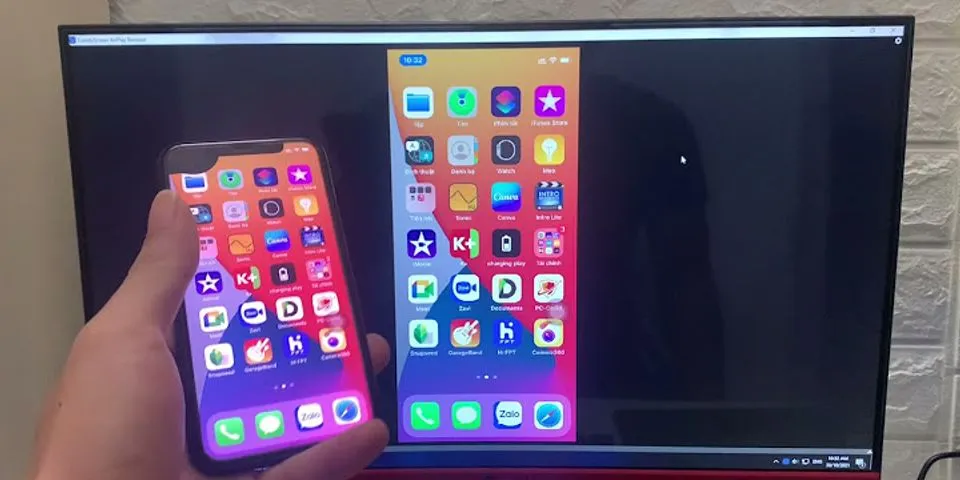 Cách chiếu màn hình iPhone lên máy tính bằng dây cáp