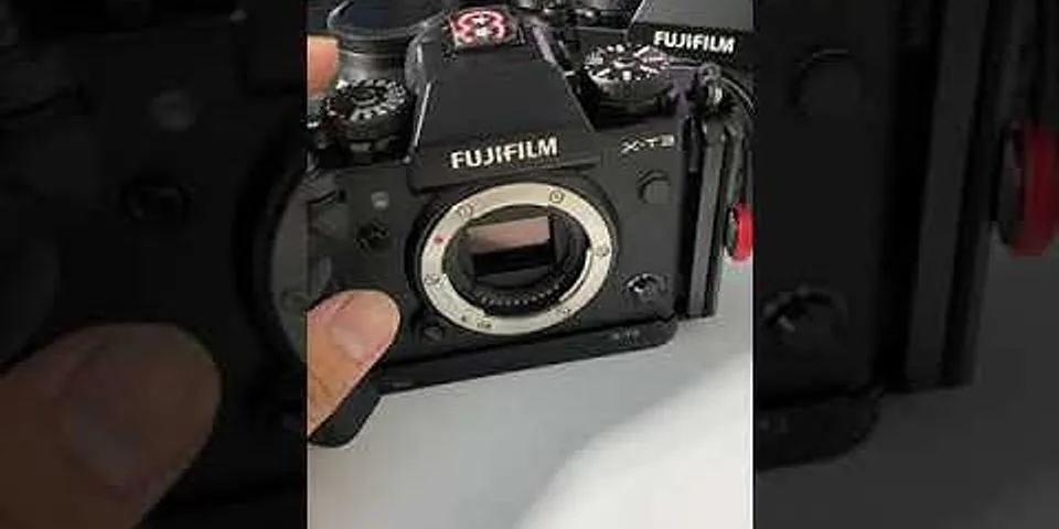 Cách chỉnh tốc độ màn trập Fujifilm