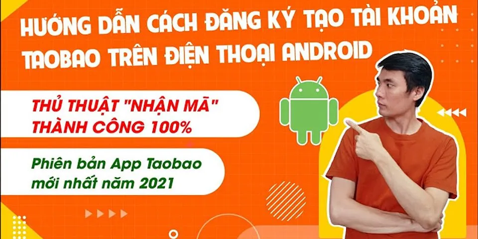 Cách đăng nhập Taobao trên điện thoại Android