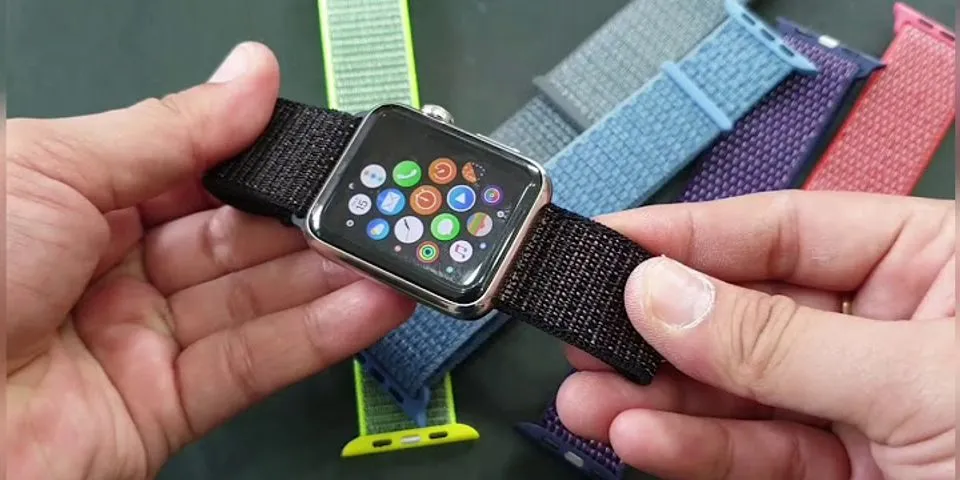 Cách đeo Apple Watch đúng cách