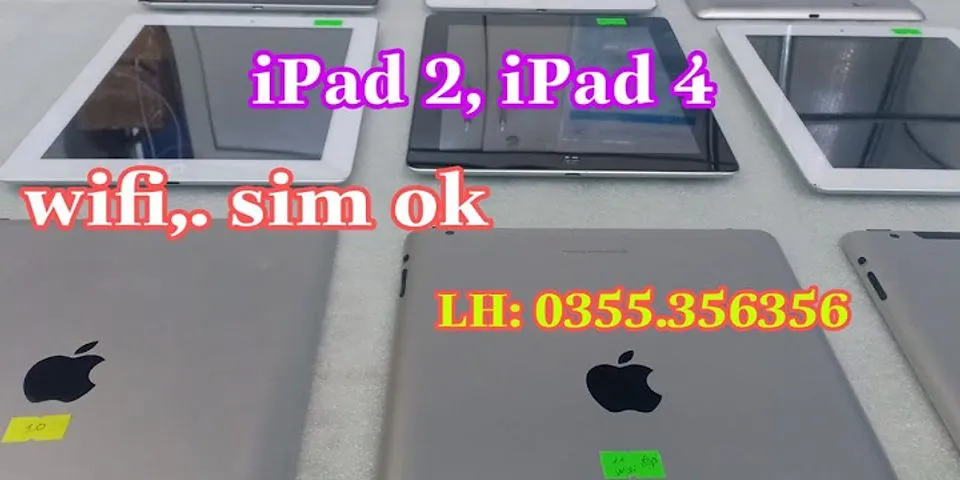 Cách gắn SIM vào iPad