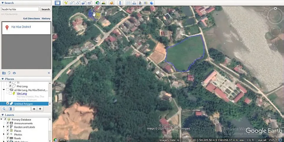 Cách ghim vị trí trên Google Earth