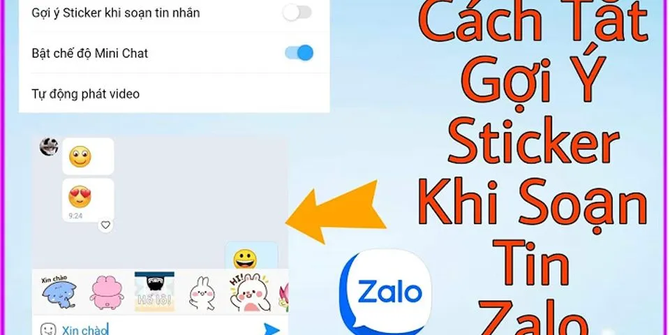 Cách gọi video Zalo có sticker