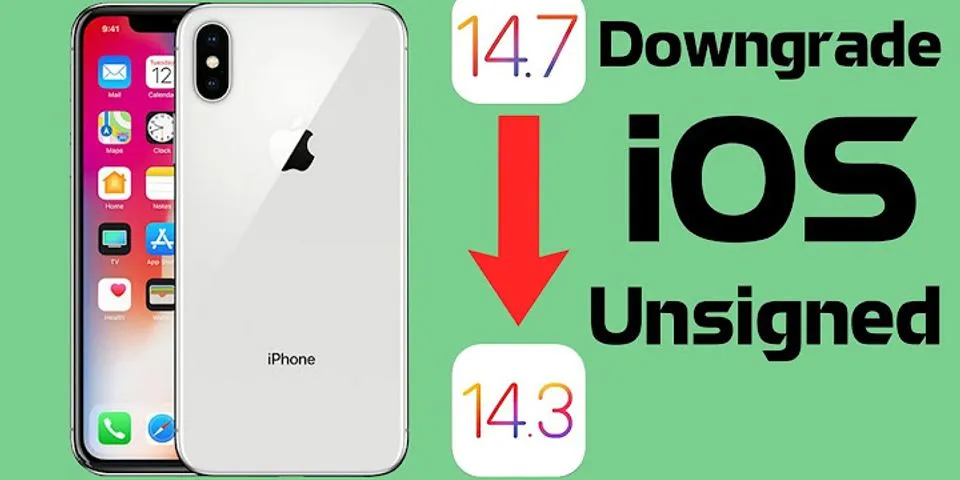 Cách hạ iOS 14 xuống 12