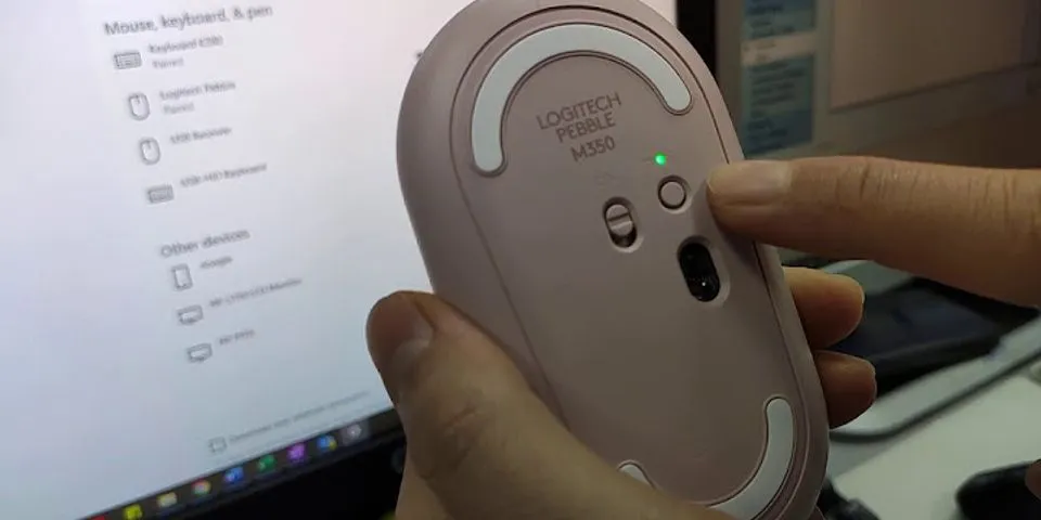 Cách kết nối chuột Bluetooth Logitech với macbook