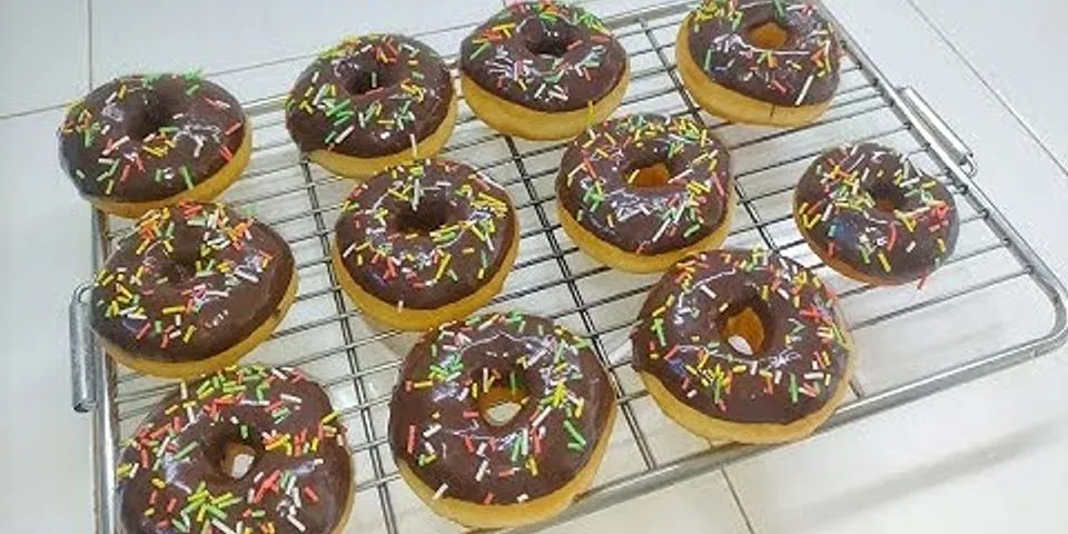 cách làm bánh donut tại nhà