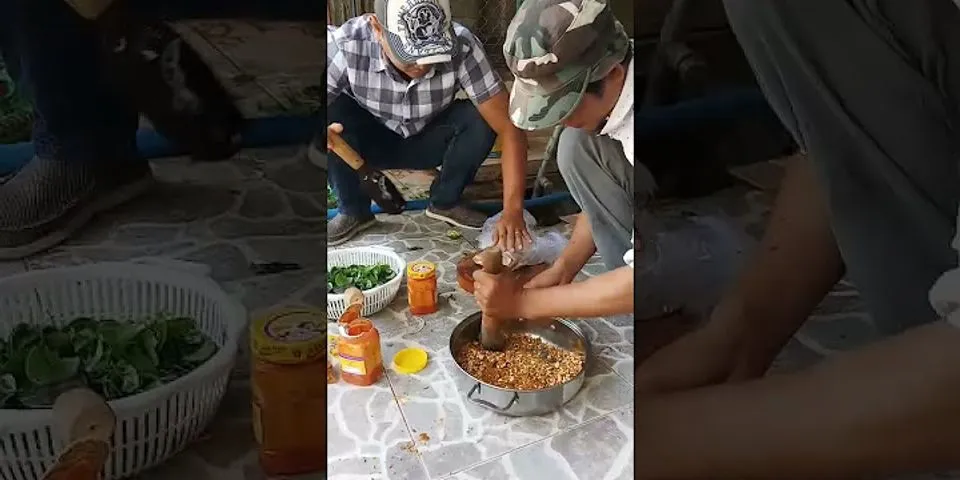 Cách làm mắm thấm chấm thịt cho