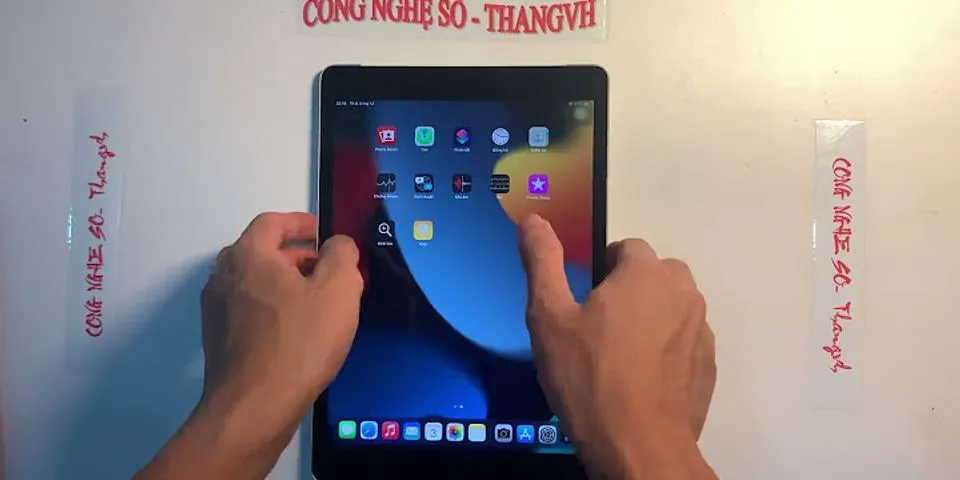 Cách mở nút Home trên iPad