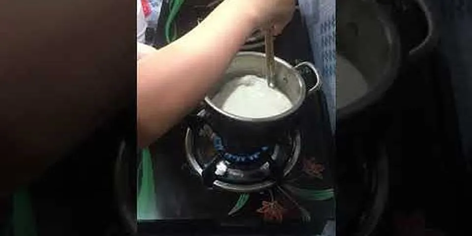 Cách nấu bột sữa cho be