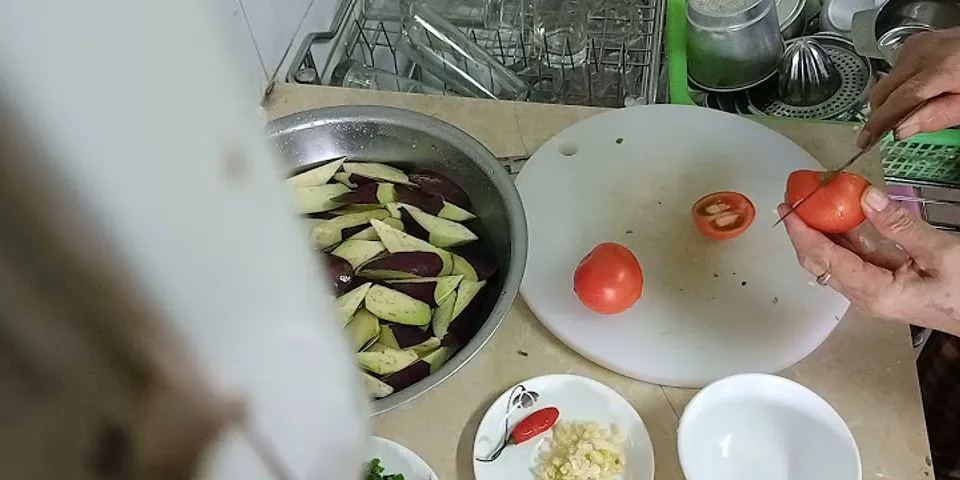 Cách nấu cà tím dài