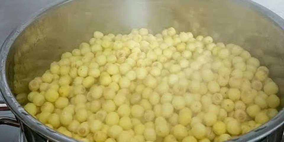 Cách nấu cơm với hạt sen tươi