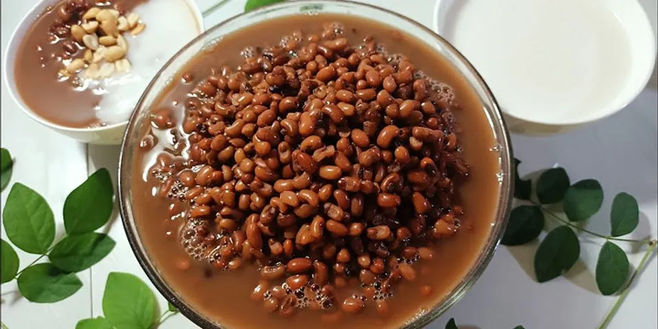 Cách nấu đậu đỏ hạt to