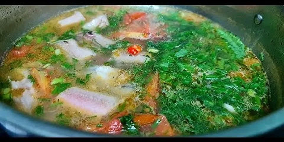 Cách nấu lẩu cá khoai miền Trung