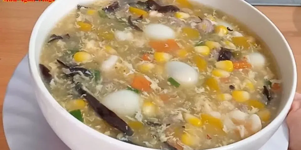 Cách nấu súp tôm hạt sen