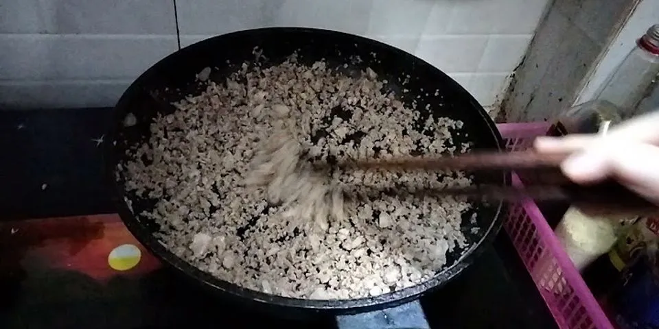 Cách nấu thịt cho bé ăn cơm