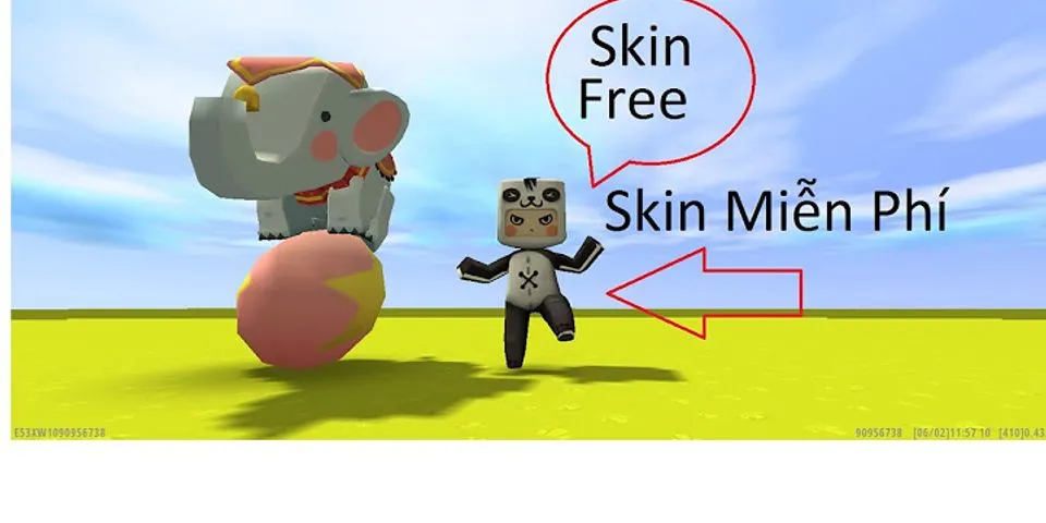cách nhận skin miễn phí trong mini world