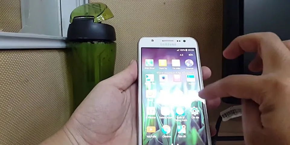 Cách reset Samsung Galaxy J5