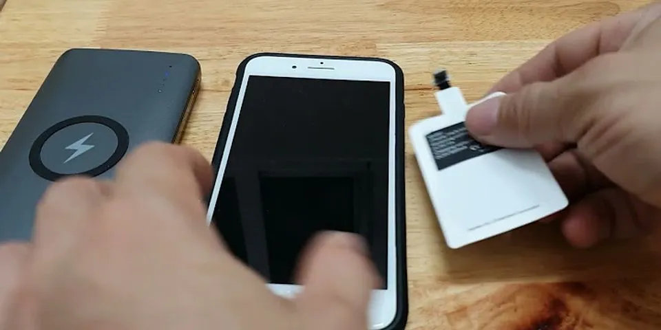 Cách sạc không dây iPhone 7 Plus
