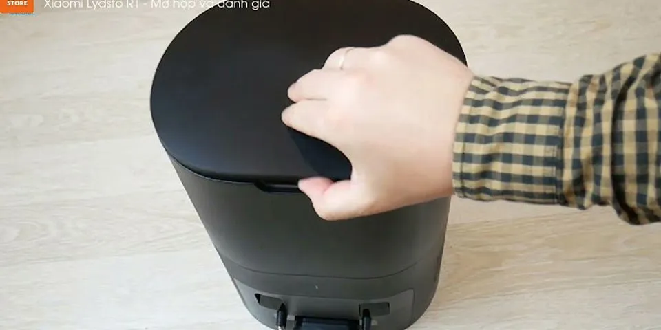 Cách sạc pin cho robot hút bụi Xiaomi