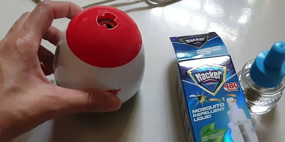 Cách sử dụng đèn đuổi muỗi Hacker