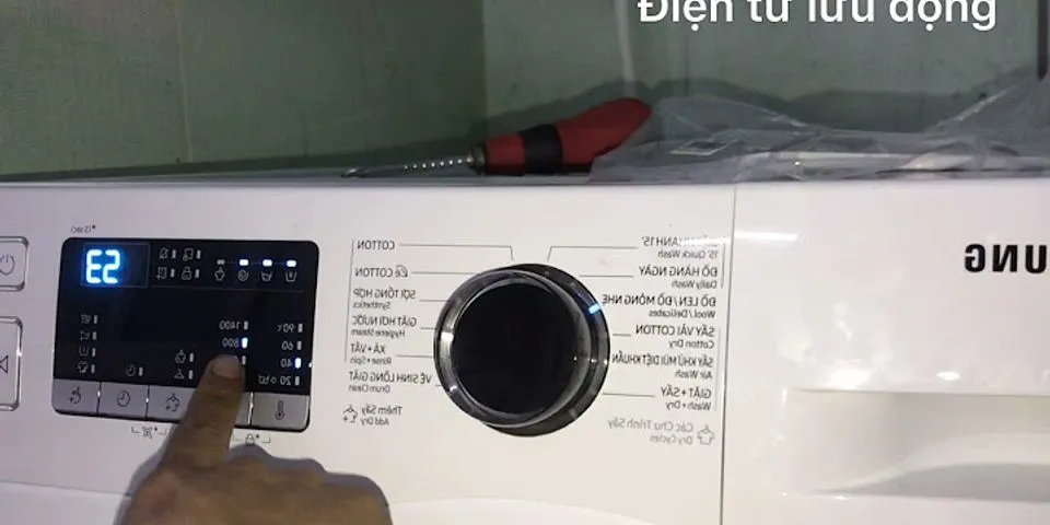 Cách sử dụng máy giặt samsung cửa trên