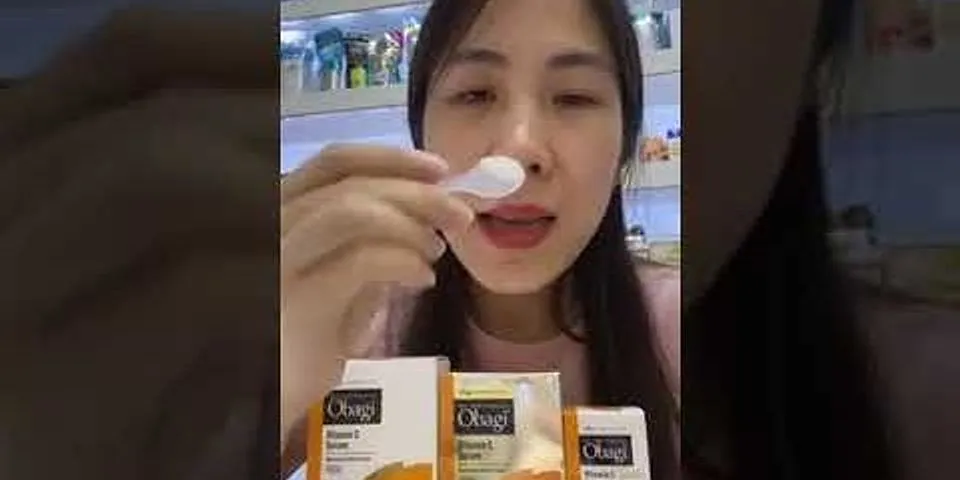 Cách sử dụng serum Vitamin C của Nhật
