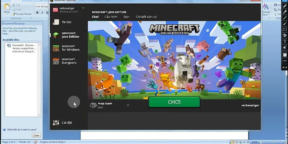 Cách tải Minecraft giống redhood trên máy tính