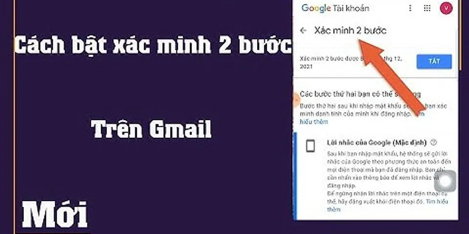 cách tắt bảo mật gmail