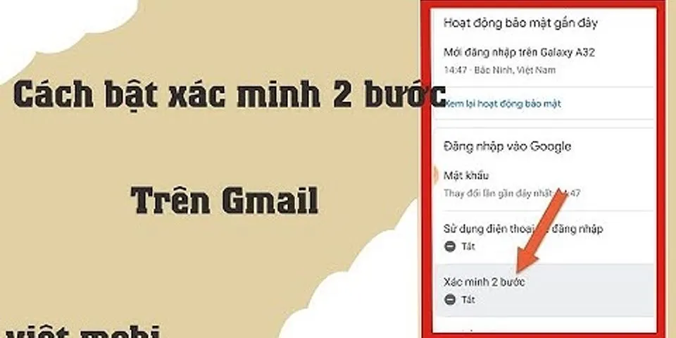 Cách tắt xác minh Gmail trên iPhone