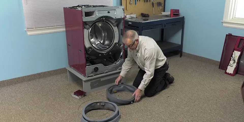 Cách tháo gioăng máy giặt LG