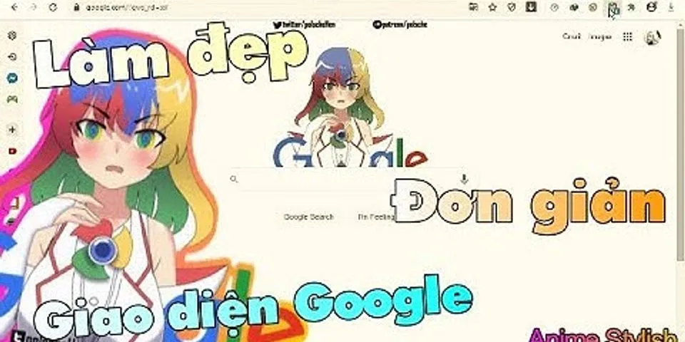 Cách thay đổi Logo Google Anime