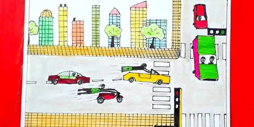 Cách vẽ an toàn giao thông dễ nhất