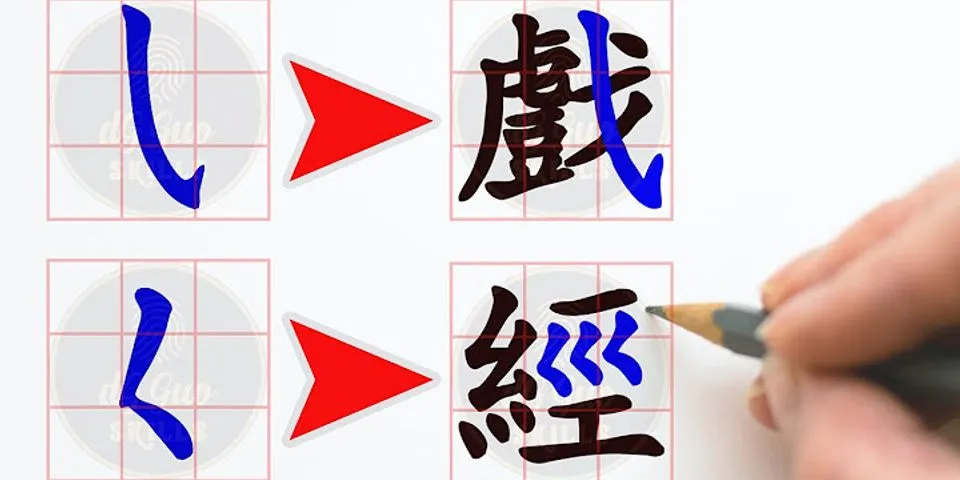 Cách viết chữ cái tiếng Trung