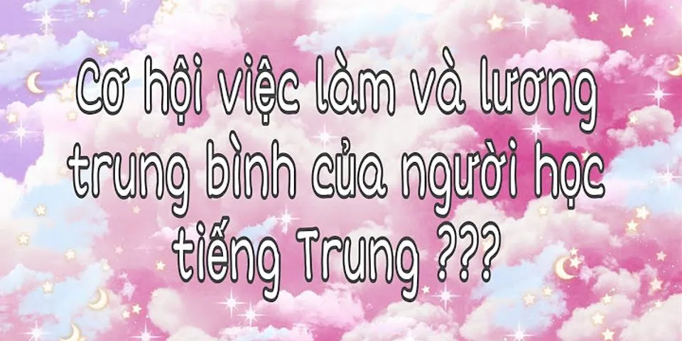 Cao đẳng nghề tiếng Trung là gì