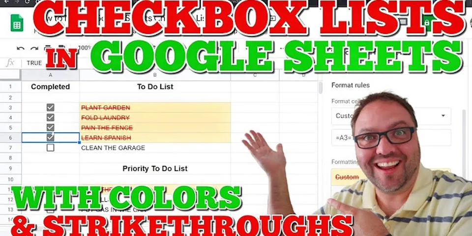 Checklist in Google Docs without strikethrough