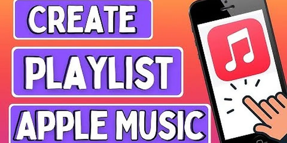 Create playlist Apple Music