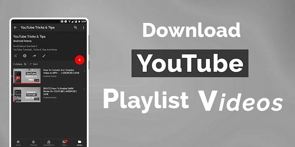 Download playlist YouTube Android