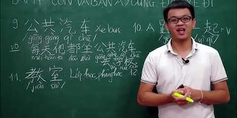 Giáo trình học tiếng Trung