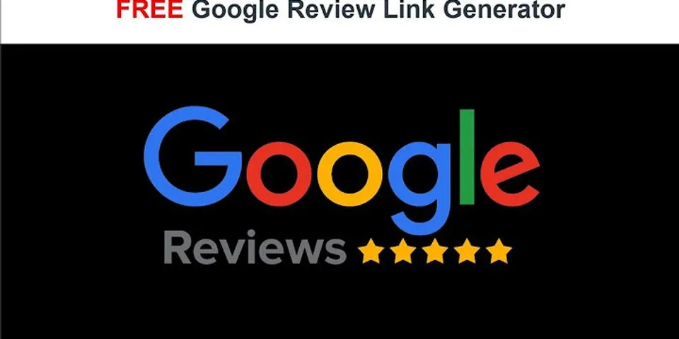 Google link review generator