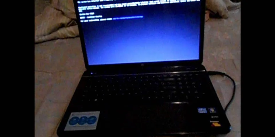 Hard reboot laptop