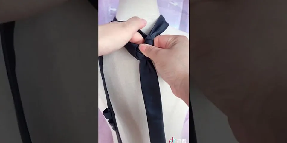 Học cách thắt cà vạt